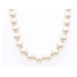 18kt Oro Laminado Clasps - 18"Pearl Strand