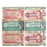 Lot Mixed Bank of Canada Notes