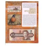 Bank of Canada - Birds Series $2 1986 - Recalled i