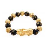 Black Obsidian Wealth Bracelet - Feng Shui