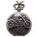Antique Style Qtz. Pocket Watch w/ Fob