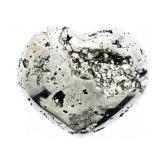 Genuine "PYRITE" aka (Fools Gold) Heart Shape