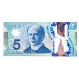 Bank of Canada Five Dollars Spacewalk