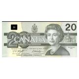 Bank of Canada 1991 Twenty Dollars GEM UNC