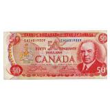 Bank of Canada 1975 Fifty Dollars RCMP Formation
