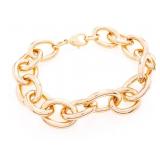 18kt BGO Rolo Link Bracelet 7.5"