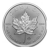 2025 1 oz Silver Maple Leaf BU