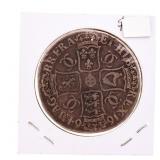 Great Britain 1664 Crown Charles II Edge XVI