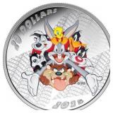 2015 Fine Silver $20 Coin - Looney Tunes Merrie Me
