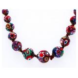 Vintage Italy "Venetian Murano" Bead Necklace