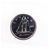 Canada 2017 Ten Cents Bluenose MS65 ICCS