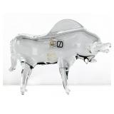 "MURANO" Italy "BULL" Sculpture