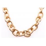 18kt BGO Rolo Link 18" Necklace