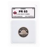 Canada 2007 Five Cents Ultra Heavy Cameo PR65 KSA