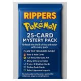 RIPPERS POKï¿½MON 25-Card Mystery Pack