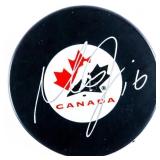Team Canada Puck - Autographed Max Domi