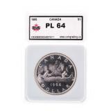 Canada 1966 Silver Dollar PL64 KSA