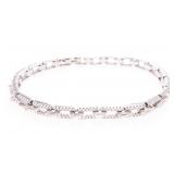 Custom Made Open Link Bracelet w/ Genuine Moissani