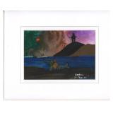 NIJANANI NOVALINGA Inuk Artist - Original Watercol