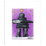 NIJANANI NOVALINGA Inuk Artist - Original Watercol