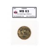 Canada 2017 1867-2017 Dollar Coin MS63 KSA