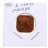 1961 MALAYA  One cent