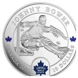 2015 $10 Johnny Bower -This $10 pure silver coin p