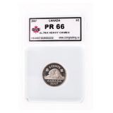 Canada 2007 Five Cents Ultra Heavy Cameo PR66 KSA