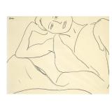 Henri Matisse (1869-1954) "Tete" 11x14 Giclee Ar