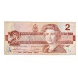 Bank of Canada 1986 Two Dollars (BBX)