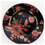 Decorative Plate with Floral Design