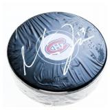 Montreal Canadiens Puck - Autographed Max DOMI