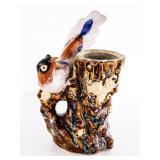 Decorative Ceramic Vase with Bird Design