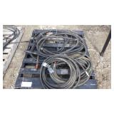 3- Misc Hydraulic Hoses various lengths and sizes