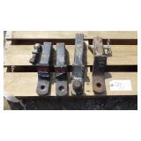 4 hitch receivers, 2'Drop 3/4'rise 1'hole