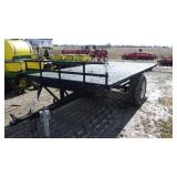 Flat trailer 12' L x 6' W Good running gear