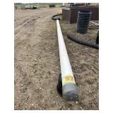6'x19' White PVC Pipe w/end caps