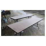 2-Folding Tables 8'LX30' W