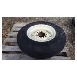 Goodyear 7.60-15 Tire 6bolt rim