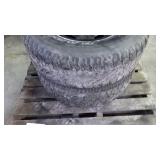 2- P245/75R16 tires Chevy bolt pattern