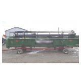 JD922F Full finger Grain head on Unverfuerth cart