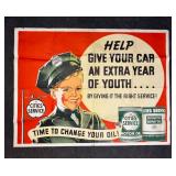 Cities Service Koolmotor Poster