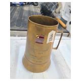 Brass Firefighter Stein