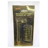 Offset Ratchet Power Bit Set New