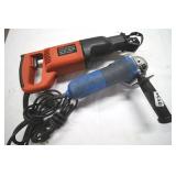 Corded Electric Angle Grinder & Saw
