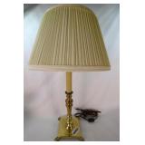 Brass Candlestick Lamp