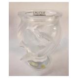 Lalique Crystal Vase