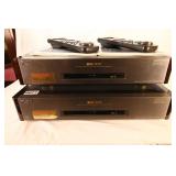 Two Sony SLV-R5UC VCRs