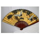 Large Oriental Ornamental Fan