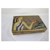 Mosaic MCM Brass Box